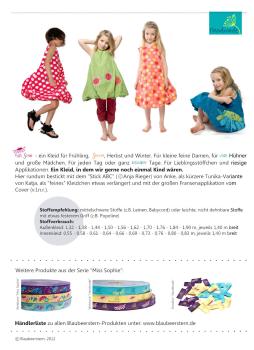 Preview: Schnittmuster Miss Sophie von Blaubeerstern
